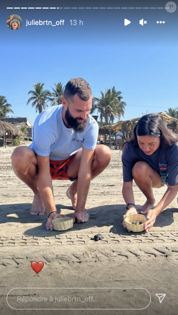 Julie Bertin (La Villa des coeurs brisés) est en couple avec le tennisman Benoit Paire.