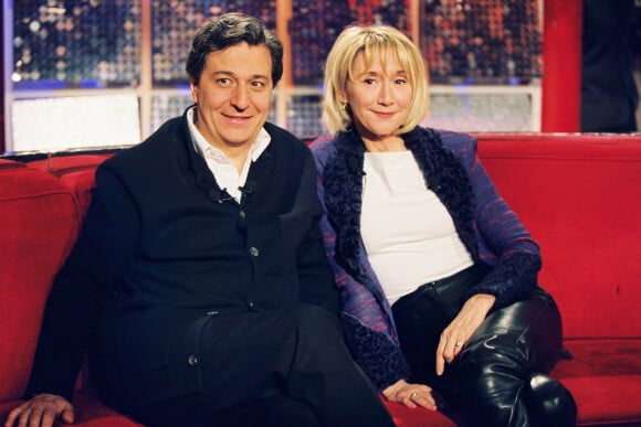 Vivement Dimanche Paris 2002 Christian Clavier, Marianne Chazel - Archives - Emission " Vivement Dimanche " Paris, le 01 octobre 2000