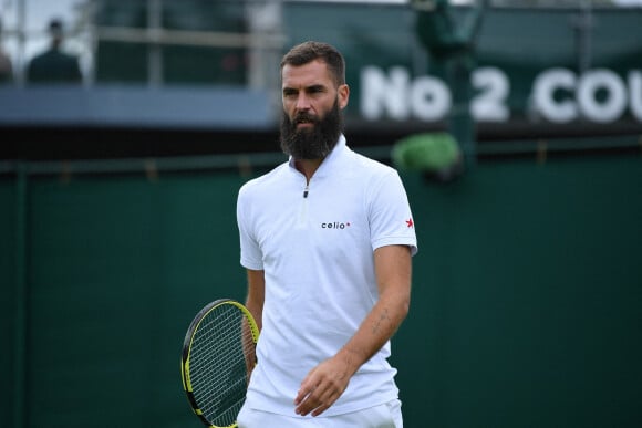 Benoît Paire lors du tournoi de tennis de Wimbledon.