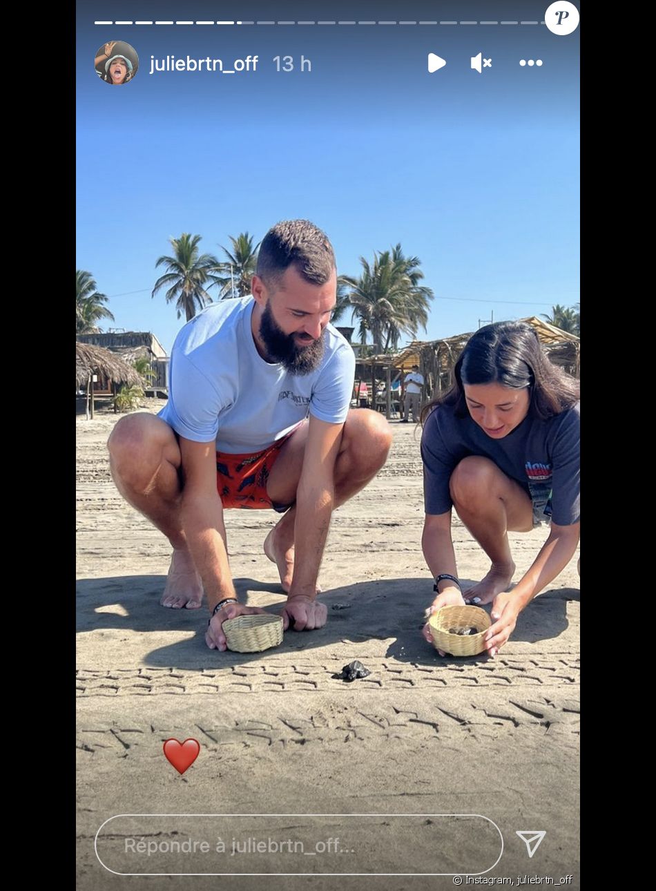 Snap Julie La Villa Des Coeurs Brises Julie Bertin (La Villa des coeurs brisés) est en couple avec le tennisman  Benoit Paire. - Purepeople