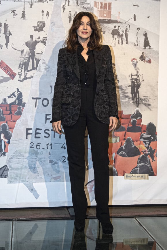 Monica Bellucci participe au 39 ème festival du film de Turin (26 novembre - 4 décembre 2021), le 30 novembre 2021. 