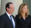 Francois Hollande et Valerie Trierweiler à l'Élysée le 06/06/2013.