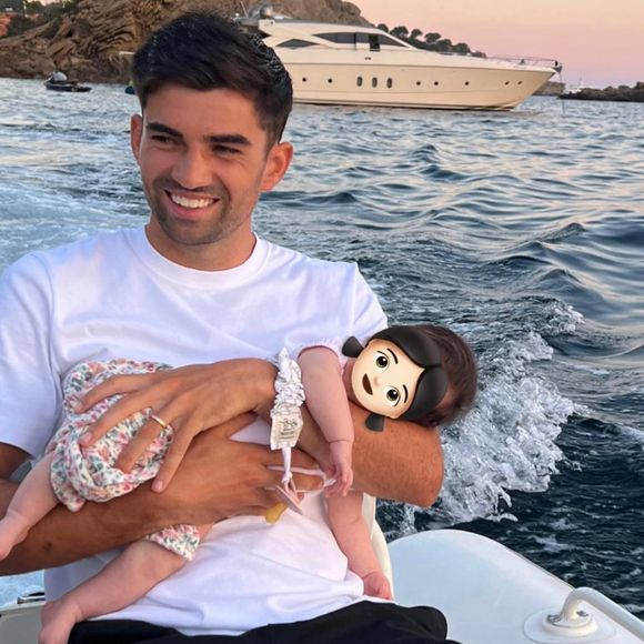 Enzo Zidane et sa fiancée Karen célèbrent les deux mois de leur fille, Sia.