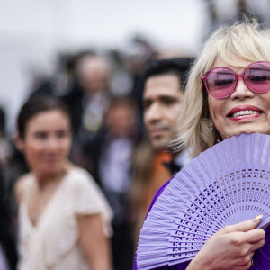 Amanda Lear - Montée des marches du film " Les Amandiers " lors du 75ème Festival International du Film de Cannes. Le 22 mai 2022 © Cyril Moreau / Bestimage 