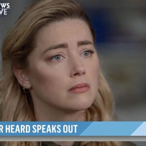 Amber Heard lors d'une interview exclusive dans l'émission Today sur NBC après avoir perdu son procès en diffamation contre son ex J.Depp la semaine dernière.