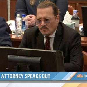 Captures d'écran du procès de Johnny Depp contre Amber Heard au tribunal de Fairfax, le 2 juin 2022.