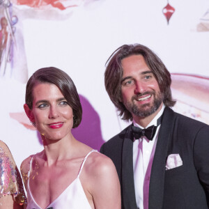 Charlotte Casiraghi et son mari Dimitri Rassam lors du Bal de la Rose 2022 au Sporting Club de Monaco. Le 8 juillet 2022. © Cyril Moreau / Pool Monaco / Bestimage