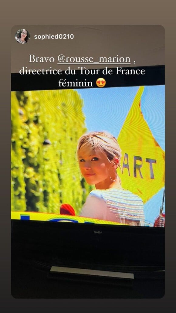 Marion Rousse directrice du Tour de France femmes, le dimanche 24 juillet 2022