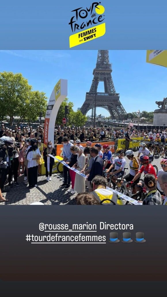 Marion Rousse directrice du Tour de France femmes, le dimanche 24 juillet 2022