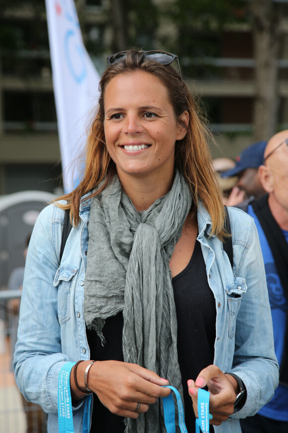 Laure Manaudou au bassin de la Villette à Paris. © Marc Ausset-Lacroix / Bestimage 