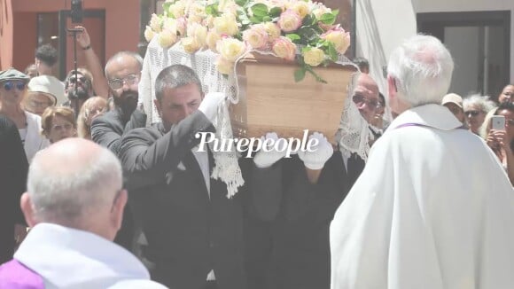 Obsèques de Dani : ses fils Julien et Emmanuel dignes, sa soeur émue dans les bras de Gérard Lanvin