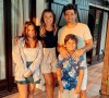 Jean-Pascal Lacoste et sa compagne Delphine Tellier (demi-soeur de Sylvie Tellier) forment une superbe famille recomposée avec les deux enfants du chroniqueur et leur petit bébé.