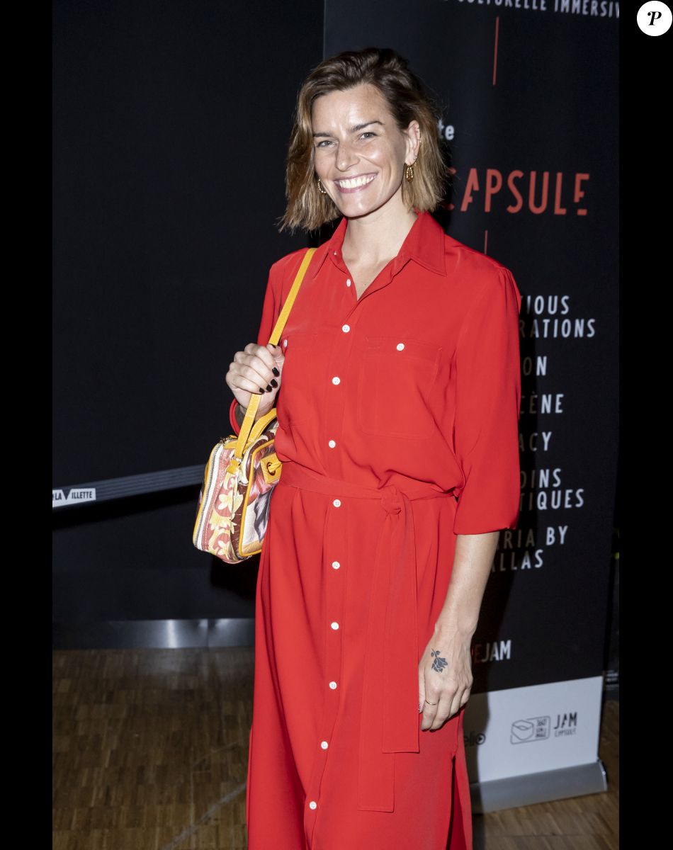 Fauve Hautot - "Jam Capsule" - Expérience culturelle immersive dans le Hall de la Villette à Paris, le 22 juin 2020. JAM CAPSULE est un dispositif dans lequel le public pourra vivre une expérience culturelle immersive sonore et visuelle. Une surface de vidéo-projection de plus de 2.500 m2 pour voyager au coeur d'une série d'expositions thématiques sur l'environnement, la peinture, la société, la danse, le patrimoine, l'intelligence artificielle, le monde ou le street-art. © Olivier Borde/Bestimage