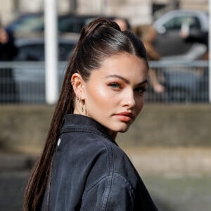 Thylane Blondeau - Arrivées au défilé Miu Miu collection prêt-à-porter Automne/Hiver 2020-2021 lors de la Fashion Week à Paris le 3 mars 2020. © Christophe Clovis - Veeren Ramsamy / Bestimage 