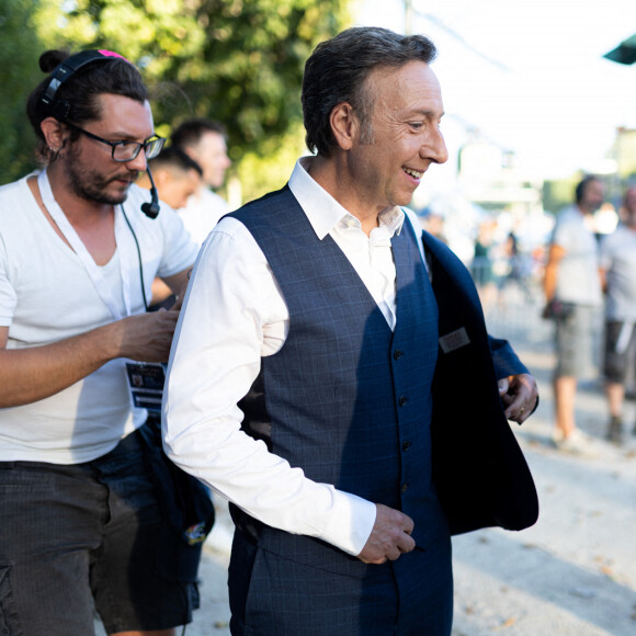 Exclusif - Stéphane Bern - Backstage de l'enregistrement de l'émission "Le concert de Paris" à la Tour Eiffel pour le 14 Juillet à Paris © Tiziano da Silva-Pierre Perusseau / Bestimage 