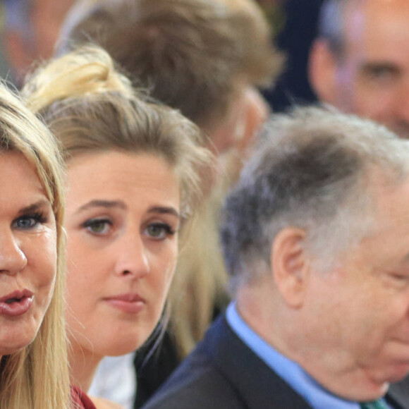 Corinna Schumacher, Gina Schumacher - Attribution du prix d'État de l'État de Rhénanie du Nord-Westphalie à Michael Schumacher à Motorworld à Cologne, Allemagne, le 20 juillet 2022.