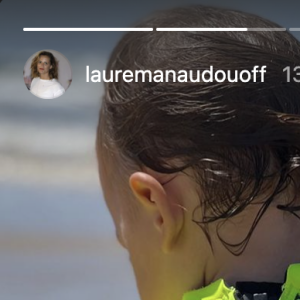 Laure Manaudou : son petit dernier, craquant en combinaison