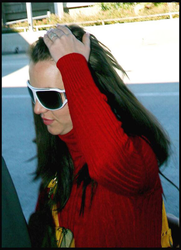 Britney Spears se rend à Miami, le 28 janvier 2010, pour poursuivre l'enregistrement de son 7e album. 