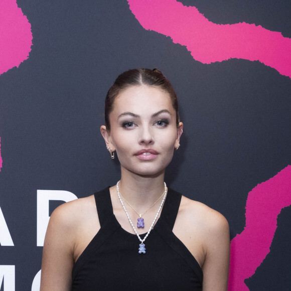 Thylane Blondeau - Photocall de la soirée des 40 ans du bijoutier "APM Monaco" à la plage La Môme lors du 75ème Festival International du Film de Cannes le 21 mai 2022. © Jack Tribeca / Bestimage 