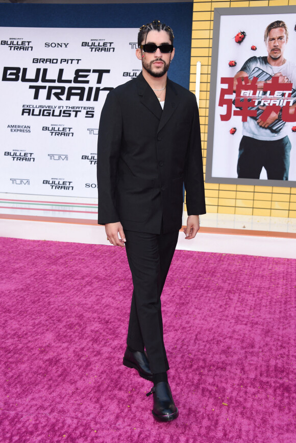 Bad Bunny à la première du film "Bullet Train" à Los Angeles, le 1er août 2022. 