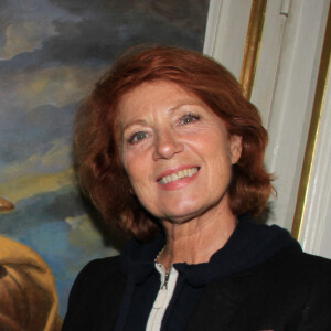 Exclusif - Véronique Genest - Soirée de dédicace de l'auteure Valérie Perez-Ennouchi pour son livre "Destins de femmes" au palais Vivienne à Paris le 11 octobre 2021. © Baldini / Bestimage 