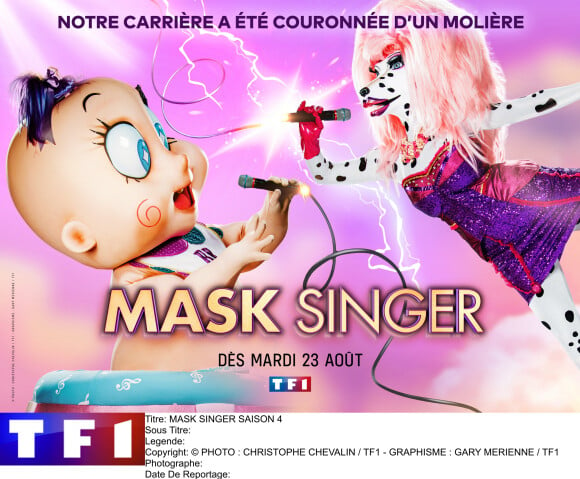 Affiche officielle de la saison 4 de "Mask Singer", sur TF1