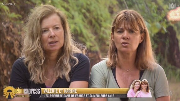 Valérie Trierweiler et Karine furieuses contre Valentin Léonard dans "Pékin Express"