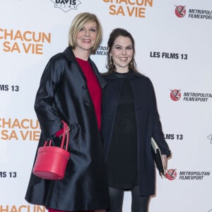 Chantal Ladesou et sa fille Clémence Ansault lors de l'avant-première du film "Chacun sa vie" au cinéma UGC Normandie à Paris, France, le 13 mars 2017. © Olivier Borde/Bestimage 