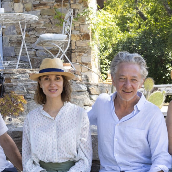 Stéphane Hillel, Lisa Martino, Nicolas Briançon, Elena Terenteva - Pièce de théâtre "Jacques et son maître" mise en scène par N. Briançon lors de la 38ème édition du Festival de Ramatuelle le 3 aout 2022. © Cyril Bruneau/ Festival de Ramatuelle/Bestimage