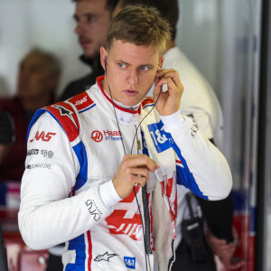 Mick Schumacher au Grand prix d'Émilie-Romagne sur le circuit d'Imola en Italie.