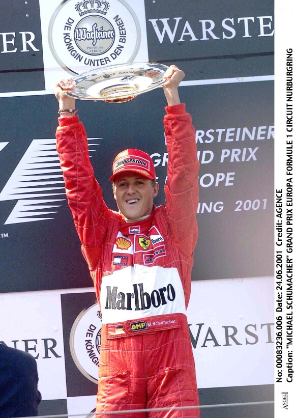 Michael Schumacher au Grand Prix Europa Formule 1 CIrcuit Nurburgring.