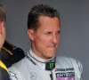Michael Schumacher lors du Grand Prix de Silverstone en Grande-Bretagne.