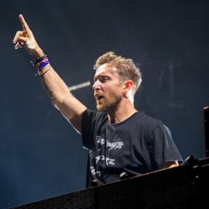 David Guetta en concert lors du Fusion Festival 2018 à Liverpool au Royaume-Uni, le 1er septembre 2018. 