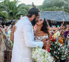 Exclusif - Lais Ribeiro et Joakim Noah - Joakim Noah et Lais Ribeiro se sont mariés devant leurs amis et leur famille sur la plage de Trancoso au Brésil.