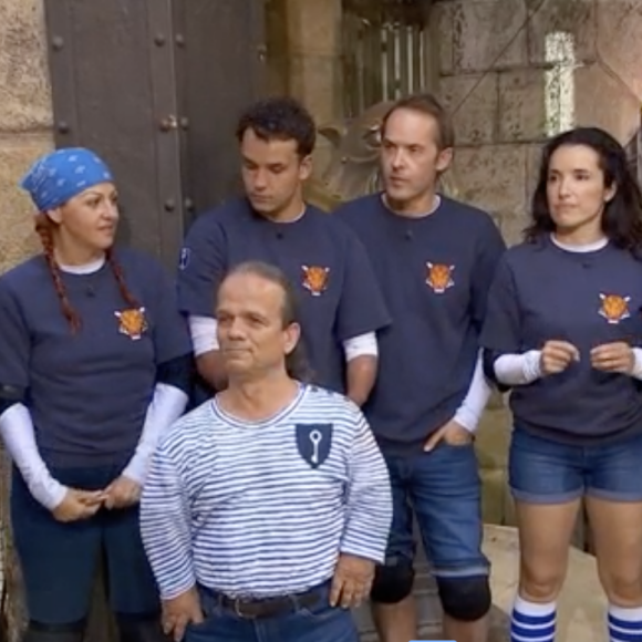 Émission "Fort Boyard" avec Camille Cerf, diffusée le 6 août 2022 - France 2