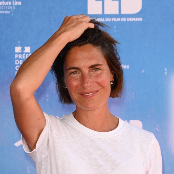 Alessandra Sublet au photocall de la première édition du Festival du Film de Demain au Ciné Lumière à Vierzon, France, le 4 juin 2022. © Coadic Guirec/Bestimage 