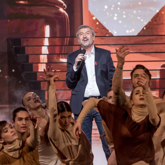Daniel Levi - Enregistrement de l'émission "100 ans de comédies musicales pour le Sidaction", qui sera diffusée le 2 avril sur France 2. Le 10 mars 2020 © Moreau-Perusseau / Bestimage