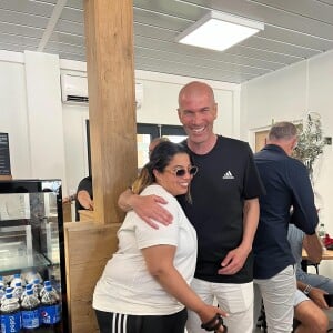Melha Bedia et Zinedine Zidane sur Instagram. Le 22 mai 2022.