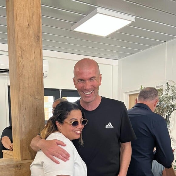 Melha Bedia et Zinedine Zidane sur Instagram. Le 22 mai 2022.