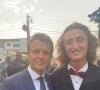 Emmanuel Macron a rencontre Yannick et Joalukas Noah au Cameroun. @ Instagram / Joalukas Noah