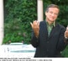 Robin Williams sur le photocall du film "Photo Obsession" à Paris. 