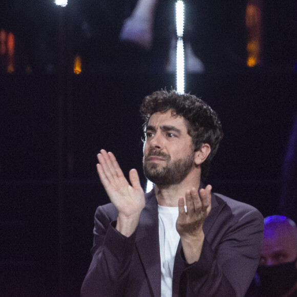 Agustin Galiana - Émission "Eurovision France, c'est vous qui décidez" sur France 2 en direct du Studio 128 à la Plaine Saint-Denis le 30 janvier 2021. © Tiziano Da Silva / Pierre Perusseau / Bestimage 