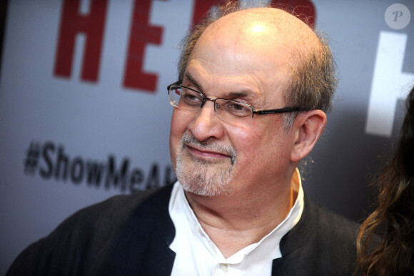 Salman Rushdie - Avant-première de la série " Show Me A Hero" à New York, le 11 août 2015. 