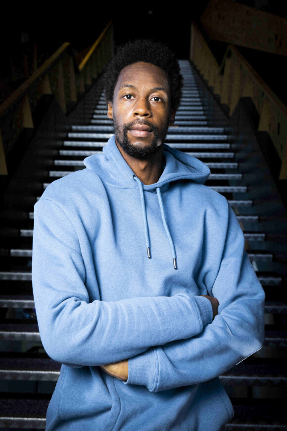 Gaël Monfils lors de l'Open Sud de France 2022 à Montpellier, France, le 1er février 2022. © Jean-Baptiste Autissier/Panoramic/Bestimage 