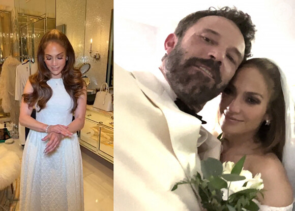 Jennifer Lopez poste la préparation de son mariage avec Ben Affleck sur ses réseaux sociaux. Jennifer et Ben se sont mariés à la "A Little White Chapel" à Las Vegas le 16 juillet 2022. 