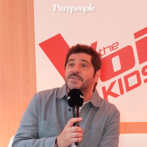 Patrick Fiori et Julien Doré répondent aux questions de "Purepeople.com" à l'occasion du lancement de la huitième saison de "The Voice Kids"