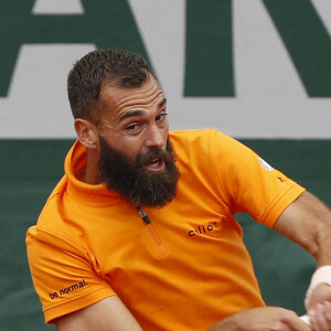 Benoit Paire (FRA) lors du premier tour simple messieurs (jour 3) des Internationaux de France de tennis de Roland Garros à Paris, France, le 24 mai 2022. © Michael Baucher/Panoramic/Bestimage