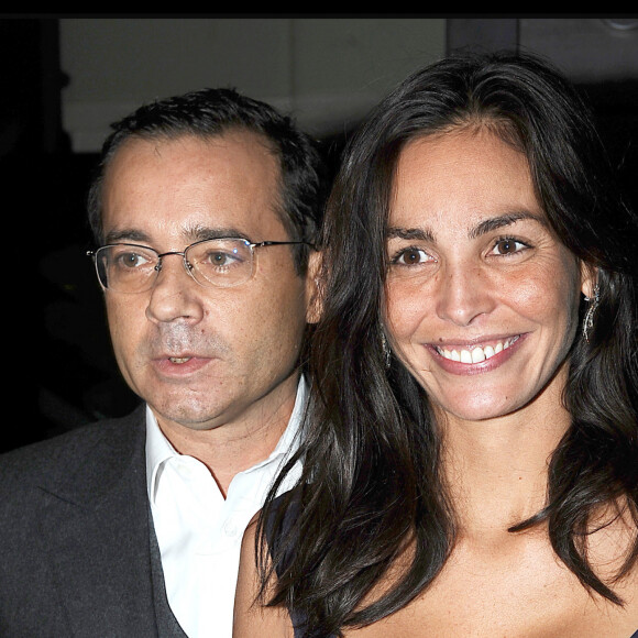 Jean-Luc Delarue et Inès Sastre pour son anniversaire à Madrid, en novembre 2009