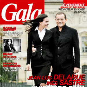 Jean-Luc Delarue et Inés Sastre en couverture du magazine Gala en novembre 2009
