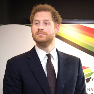 Le prince Harry, duc de Sussex lors du sommet Royaume-Uni-Afrique sur les investissements à l'hôtel Intercontinental à Londres